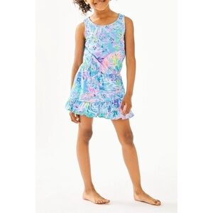 Lilly Pulitzer venecia romper in multi all together now sizes L&  XXL (16) NWT